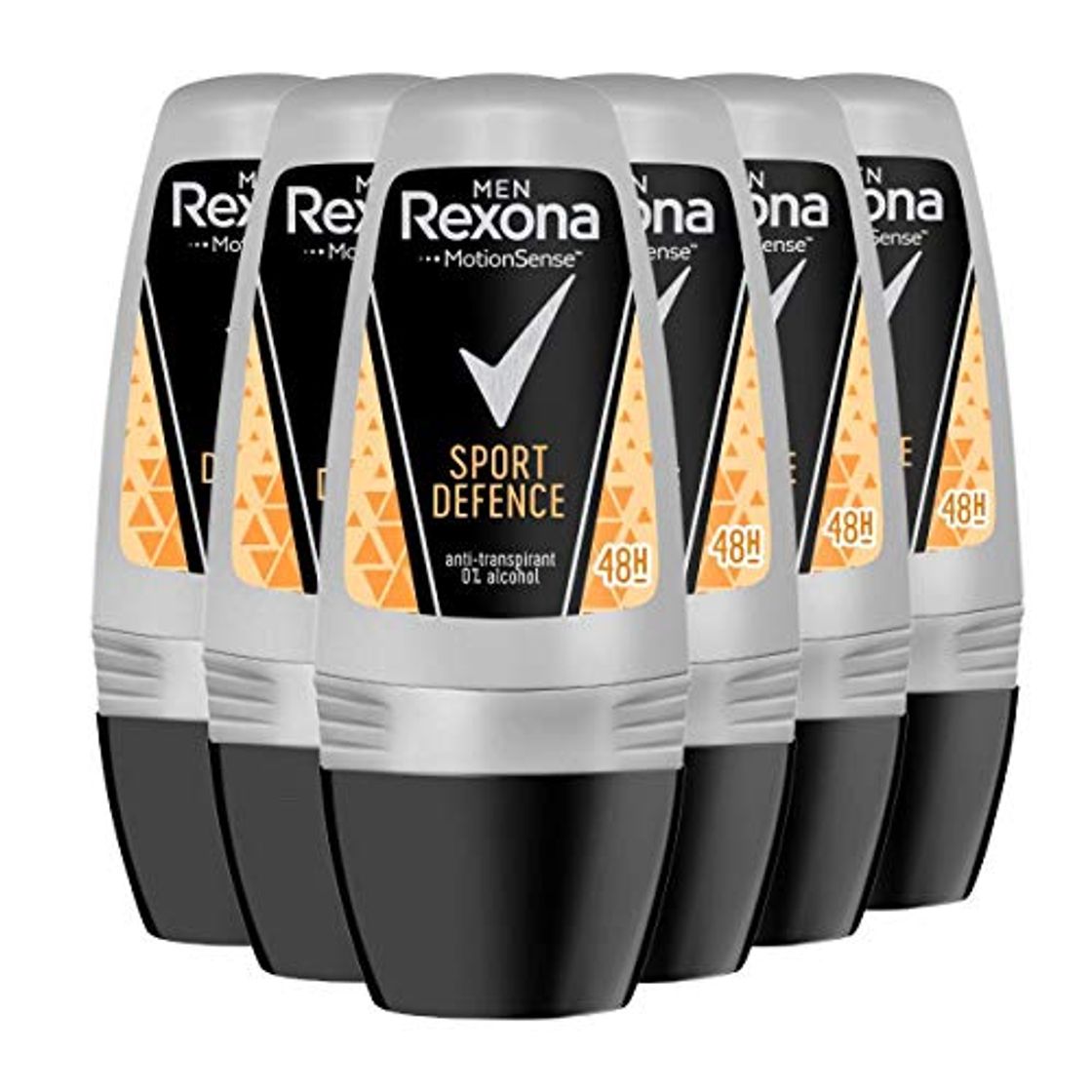 Beauty Rexona - Sport defence, desodorante en roll - on, hombre, pack de