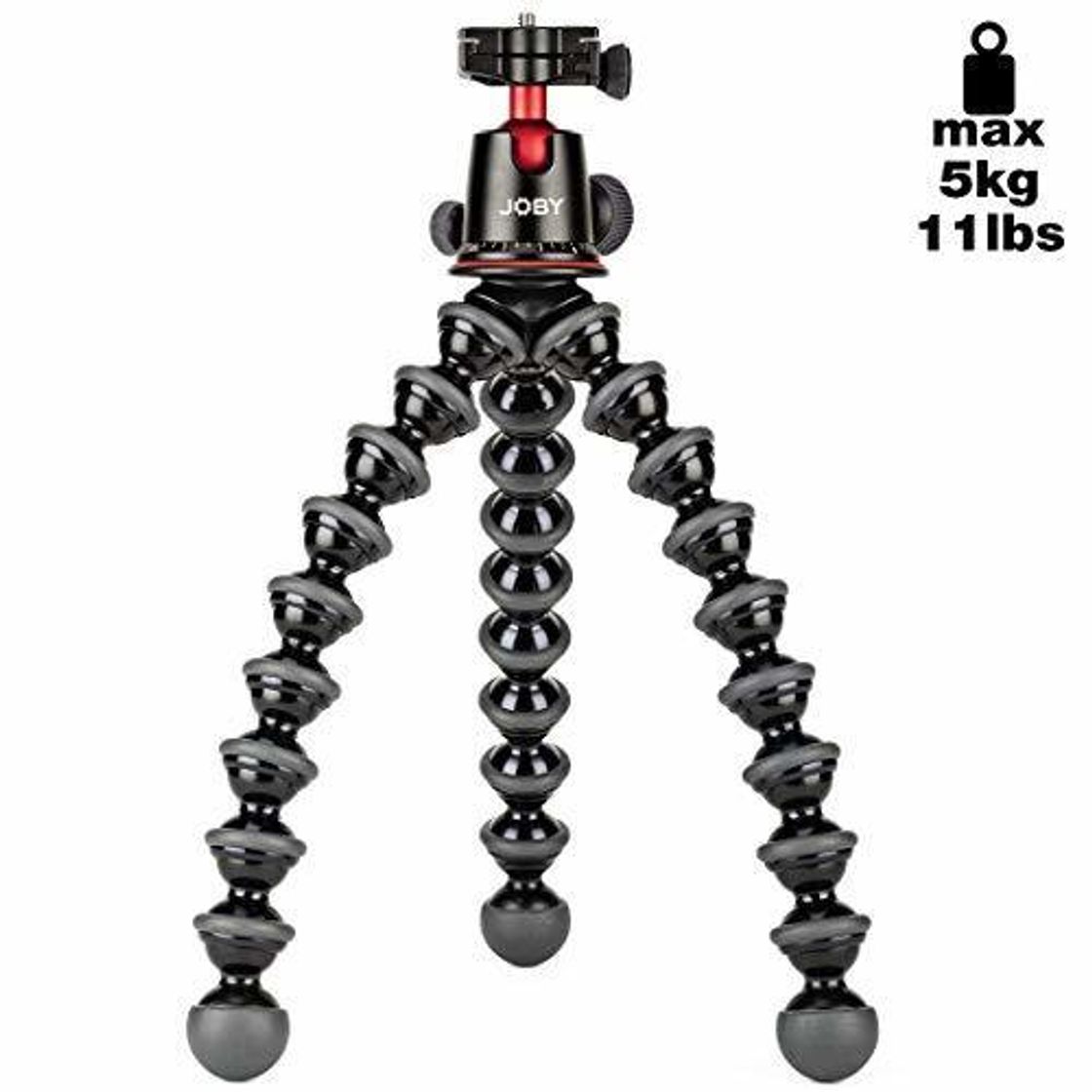 JOBY GorillaPod Kit 5K - Trípode Profesional Flexible con Rótula para Cámaras
