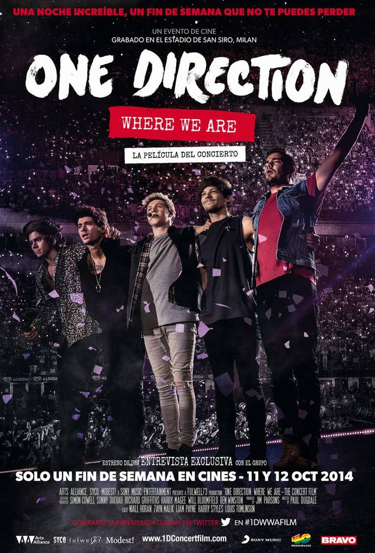 Película One Direction - Where We Are - Live From San Siro Stadium