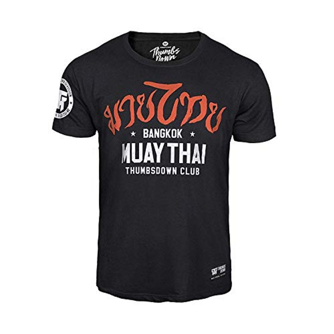 Social Pulgares Down Muay Tailandés Camiseta Bangkok. MMA. Gimnasio Entrenamiento. Marcial Artes Informal