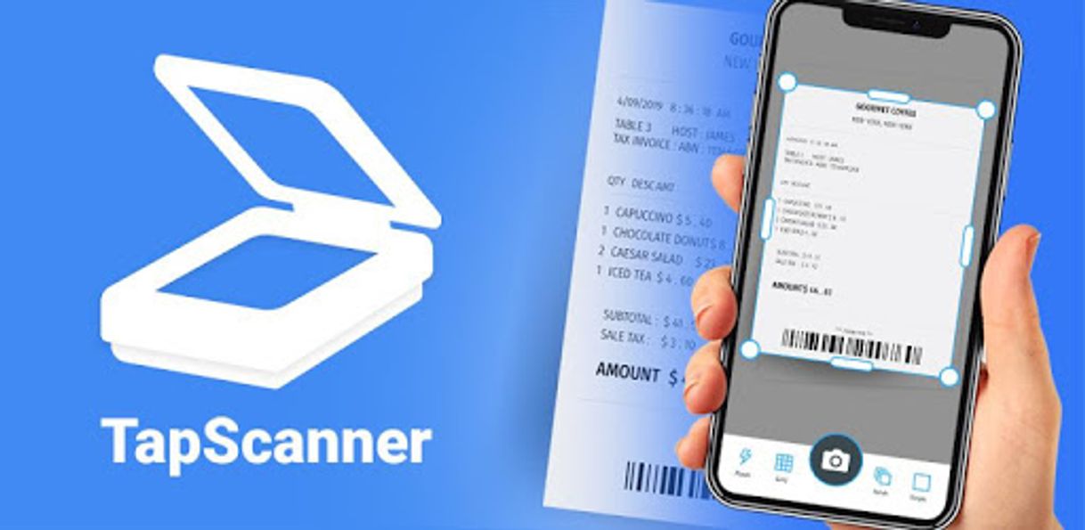 App Escaner de camara a PDF: TapScanner