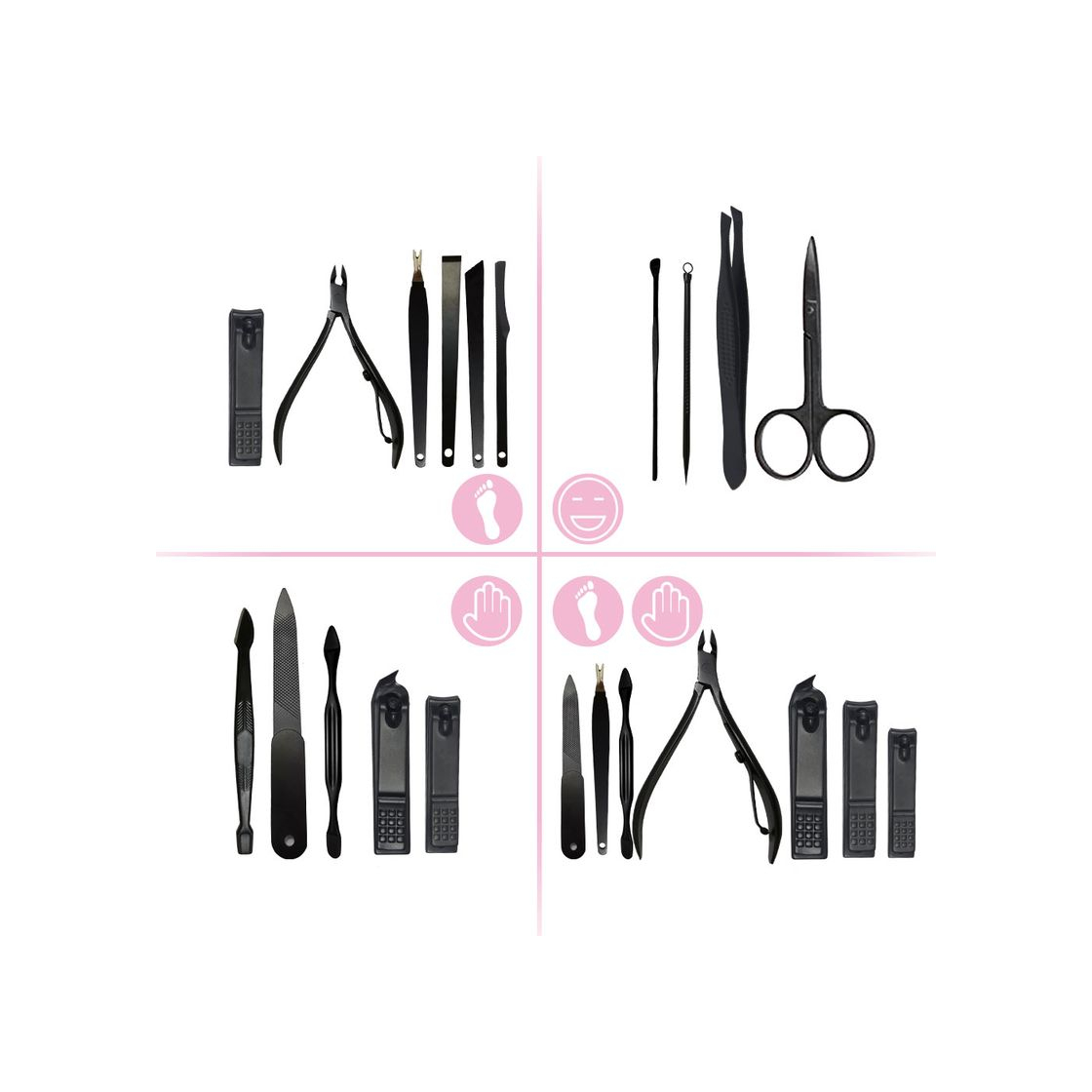 Social Conjunto pedicure 16 peças 