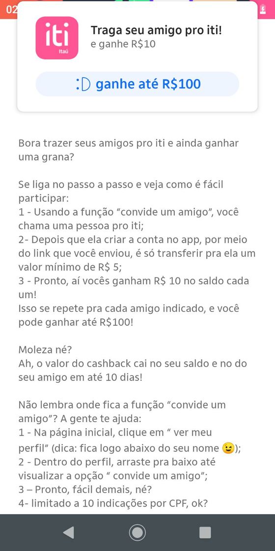 Fashion  ganhe dinheiro extra completando tarefas no Iti  (Iti Itaú)