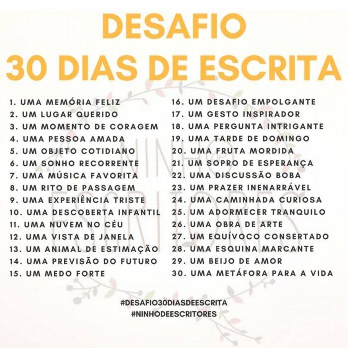 30 dias, 30 frases para melhorar seu dia 🥰