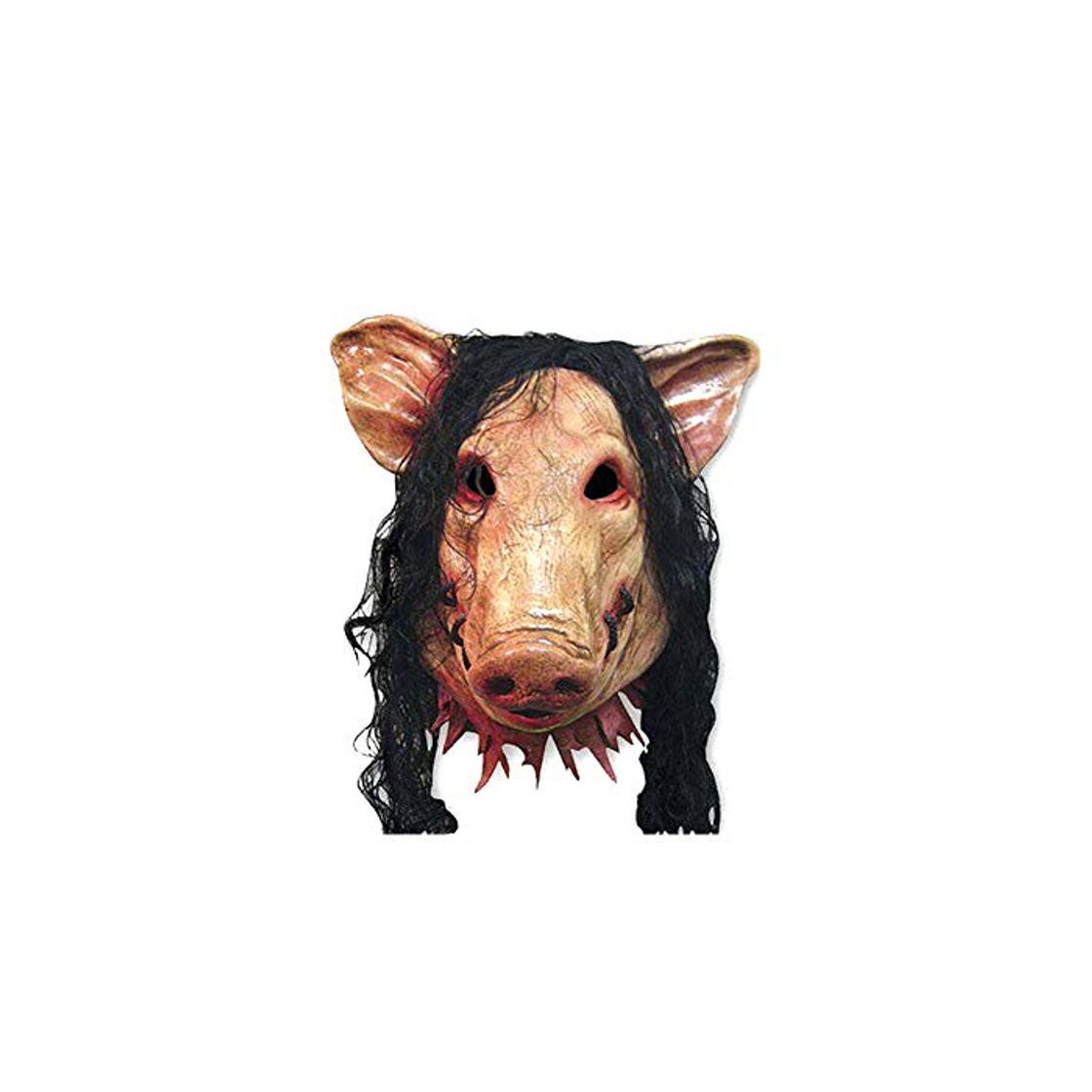 Products CDKJ Máscara de Halloween Cerdo Cabeza en Forma de máscara con la máscara de Animal de Pelo Horrible Cosplay Traje de Mascarada de látex