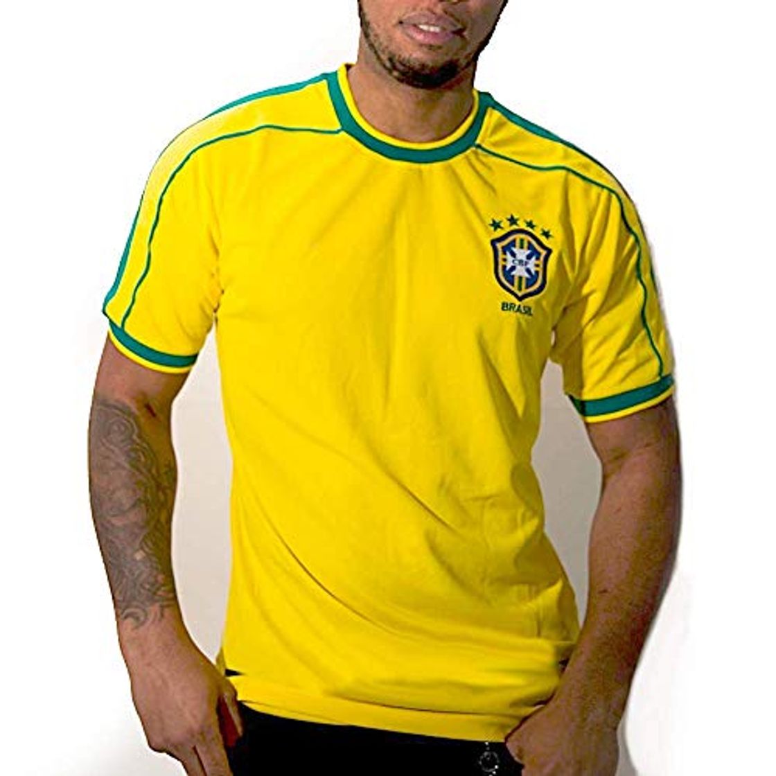 Product Camiseta deportiva Direct Ronaldo Brasil 98 – Réplica Fútbol 1998