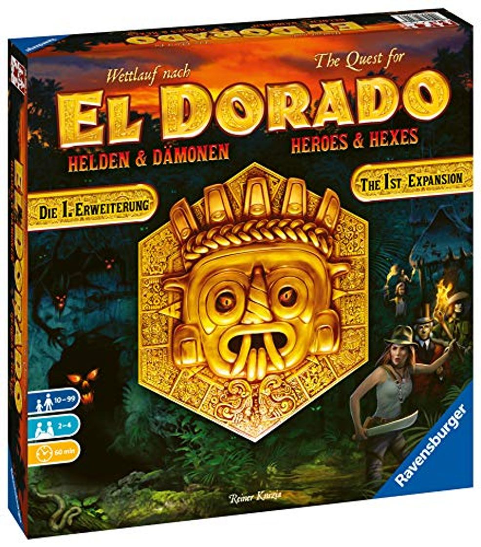 Ravensburger Juegos 26790 – Carrera a El Dorado – Héroes y Demonios