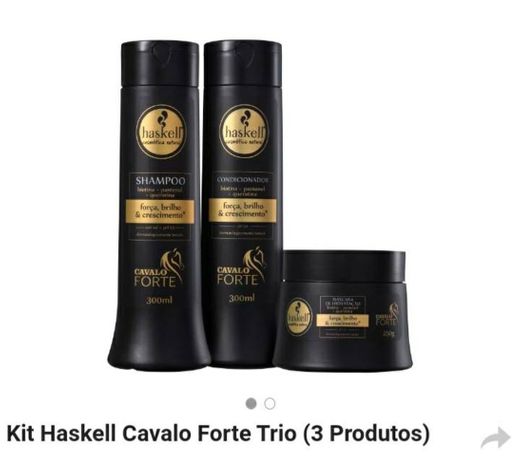 Kit Haskell Cavalo Forte Trio | Beleza na Web