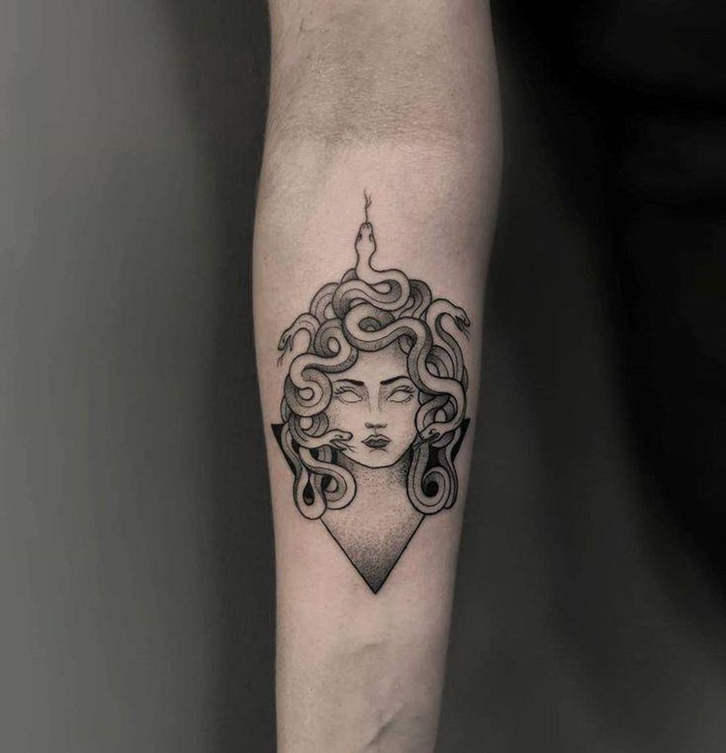 Moda tatuagem medusa