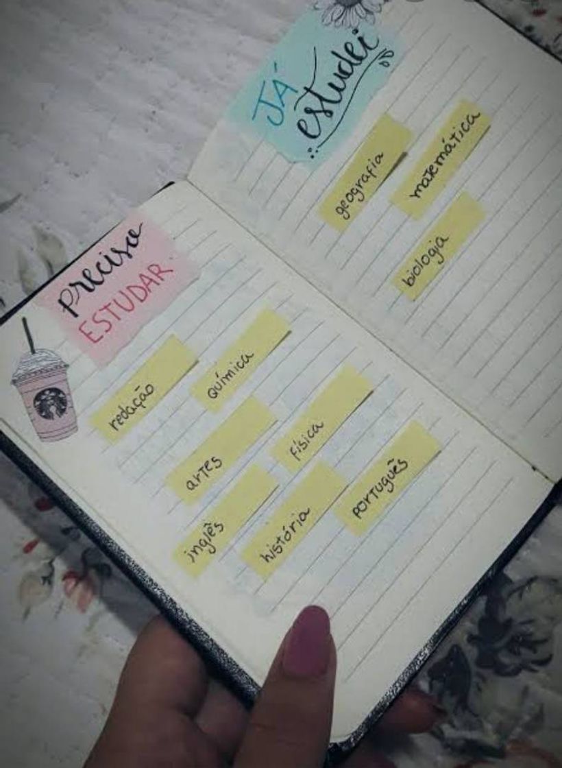 Fashion Idea para vc organizar o seu caderno.