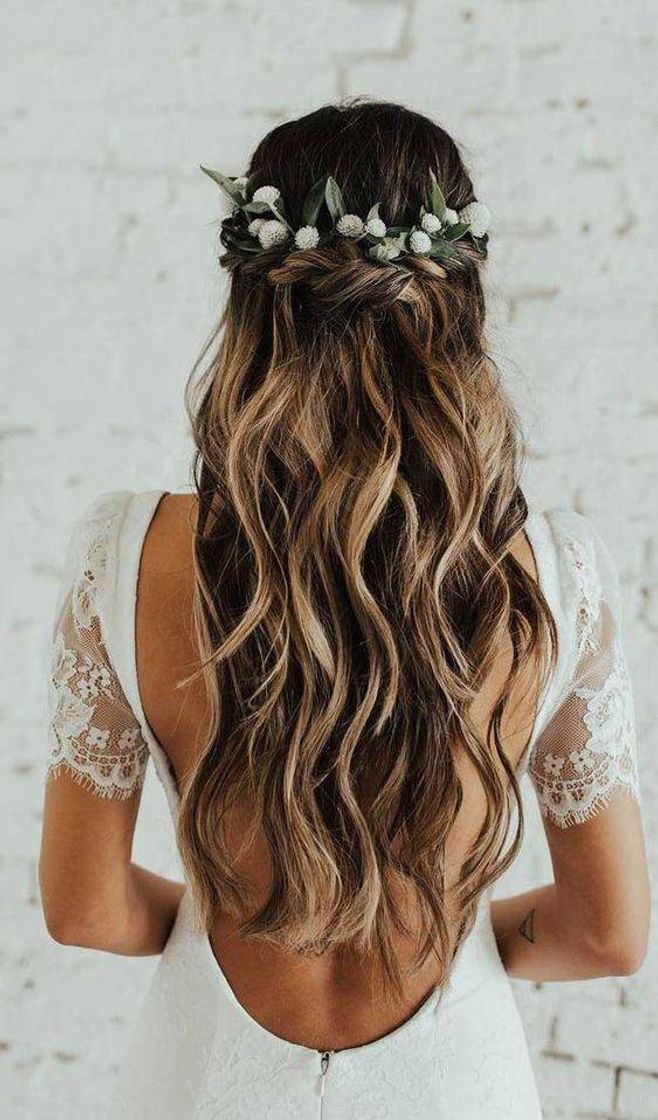 Fashion Penteado com flores 