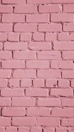 Parede de tijolos rosa 
