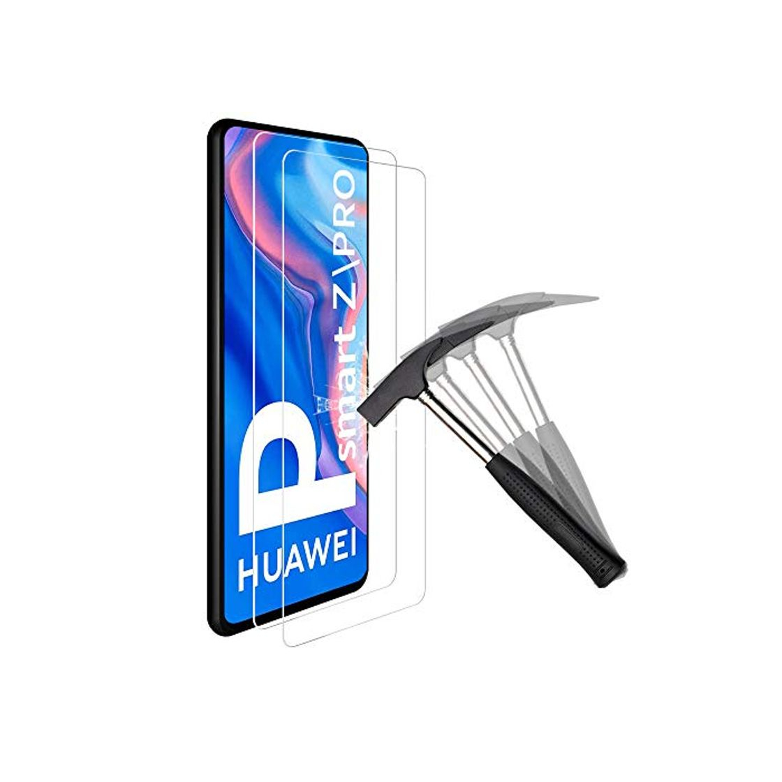 ANEWSIR [Paquete de 2 Huawei P Smart Z 2019 Protector de Pantalla