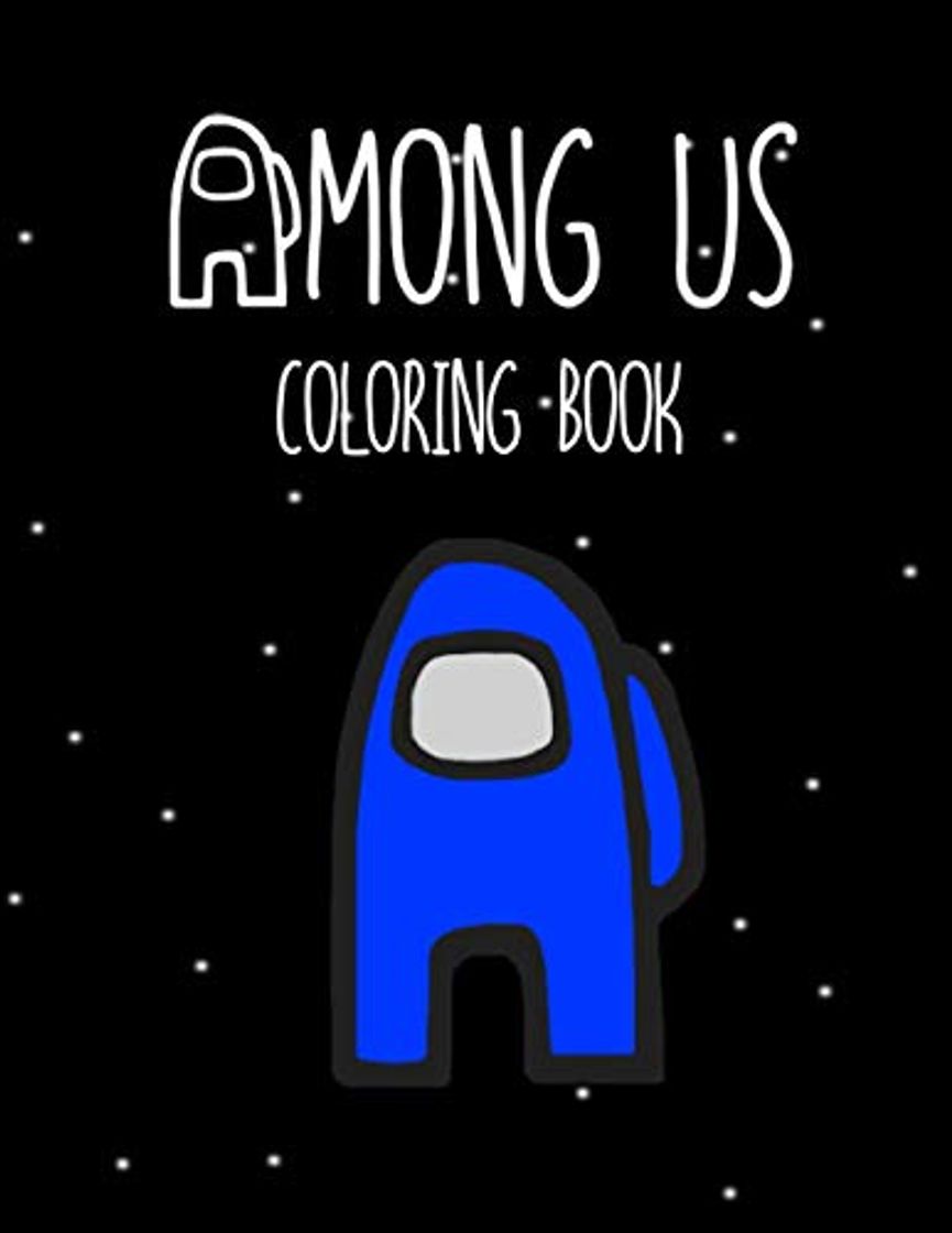 Book Among Us, Coloring Book: Blue Crewmate,A Coloring Book For Kids And Adults