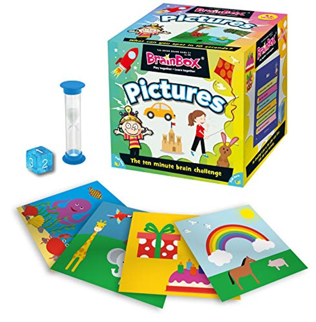 Productos Brain Box Juego de Memoria First Pictures, en inglés, Multicolor