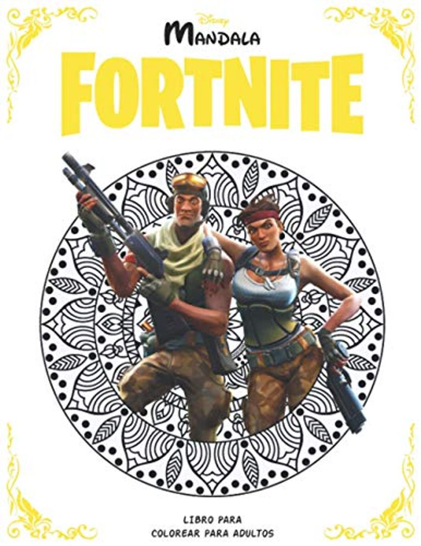 Book Fortnite Mandala Libro De Colorear: Terapia Artística