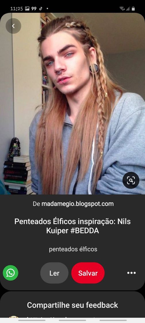 Social Cabelos grandes