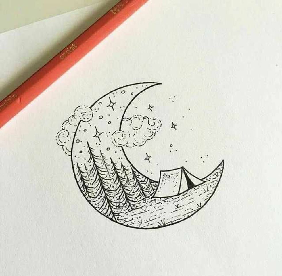 Moda Tatuagem da lua🌙