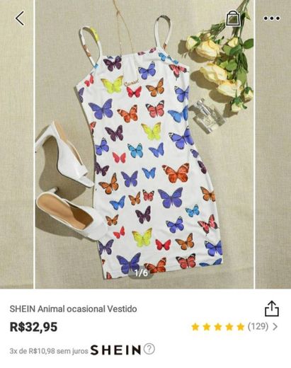 Vestido de borboletas
