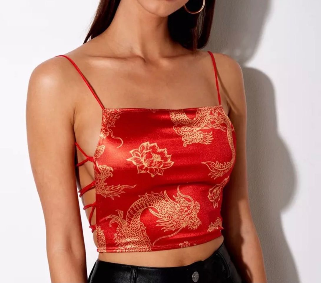 Moda Top Bandage Rojo