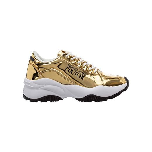Versace Jeans Couture Mujer Extreme Zapatillas Oro 36 EU