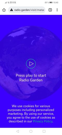 Radio garden