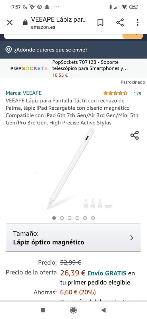 Social Lápiz universal pantalla táctil