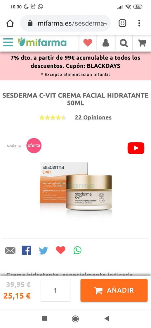 Fashion C-vit de sesderma