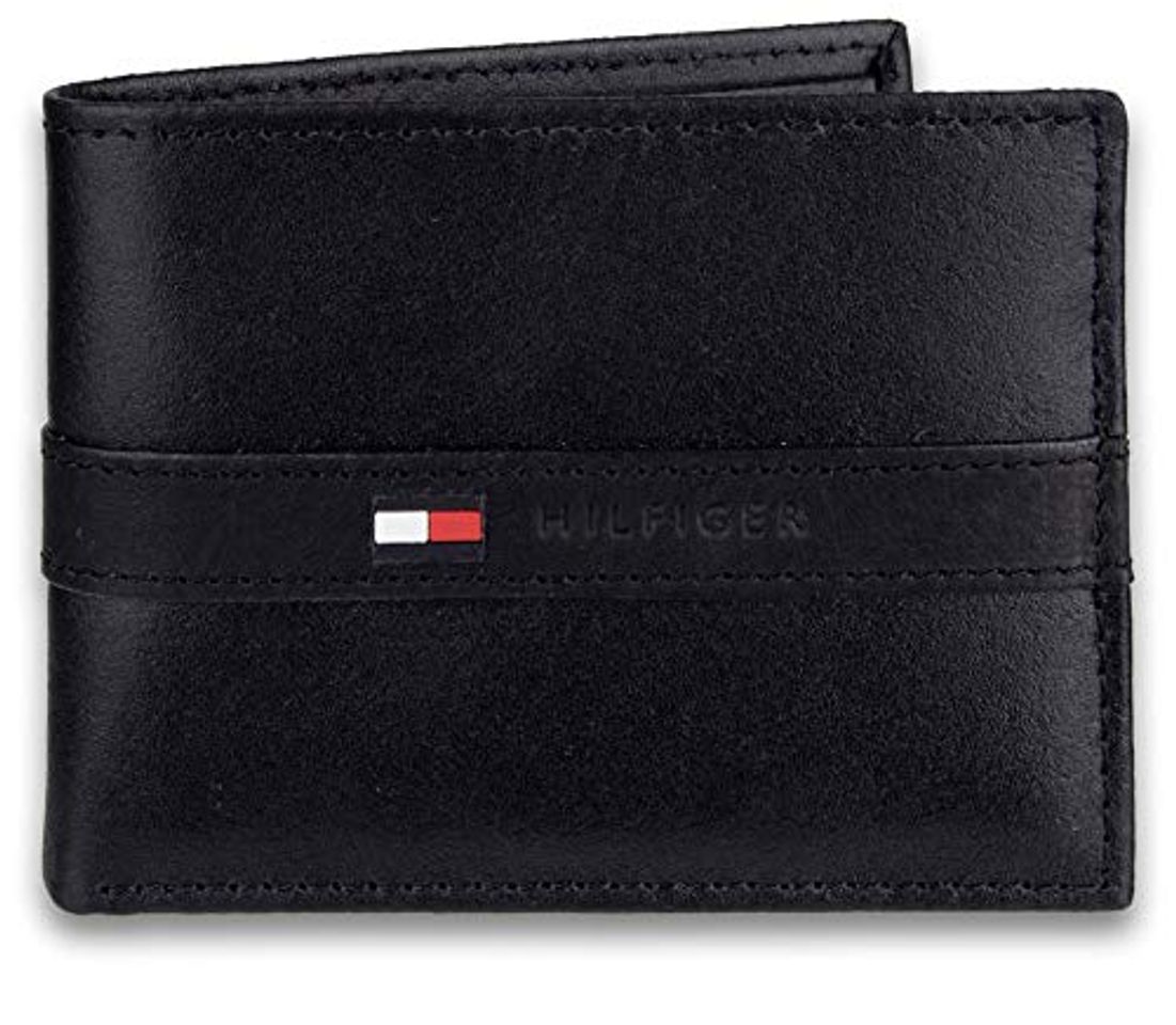 Productos Tommy Hilfiger - Billetera para hombre con 6 bolsillos para tarjetas de