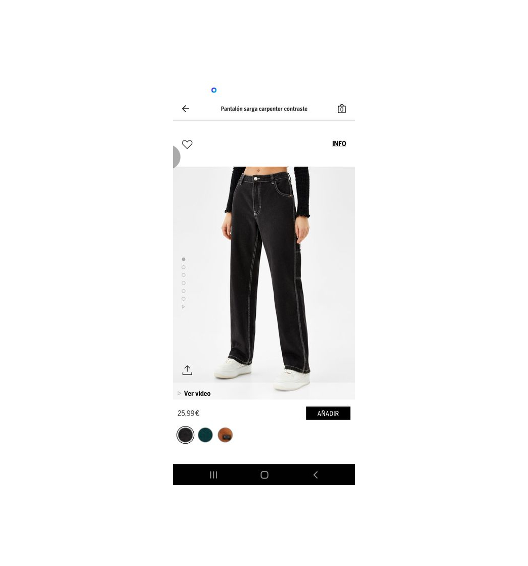 Social Pantalon sarga carpenter contraste
