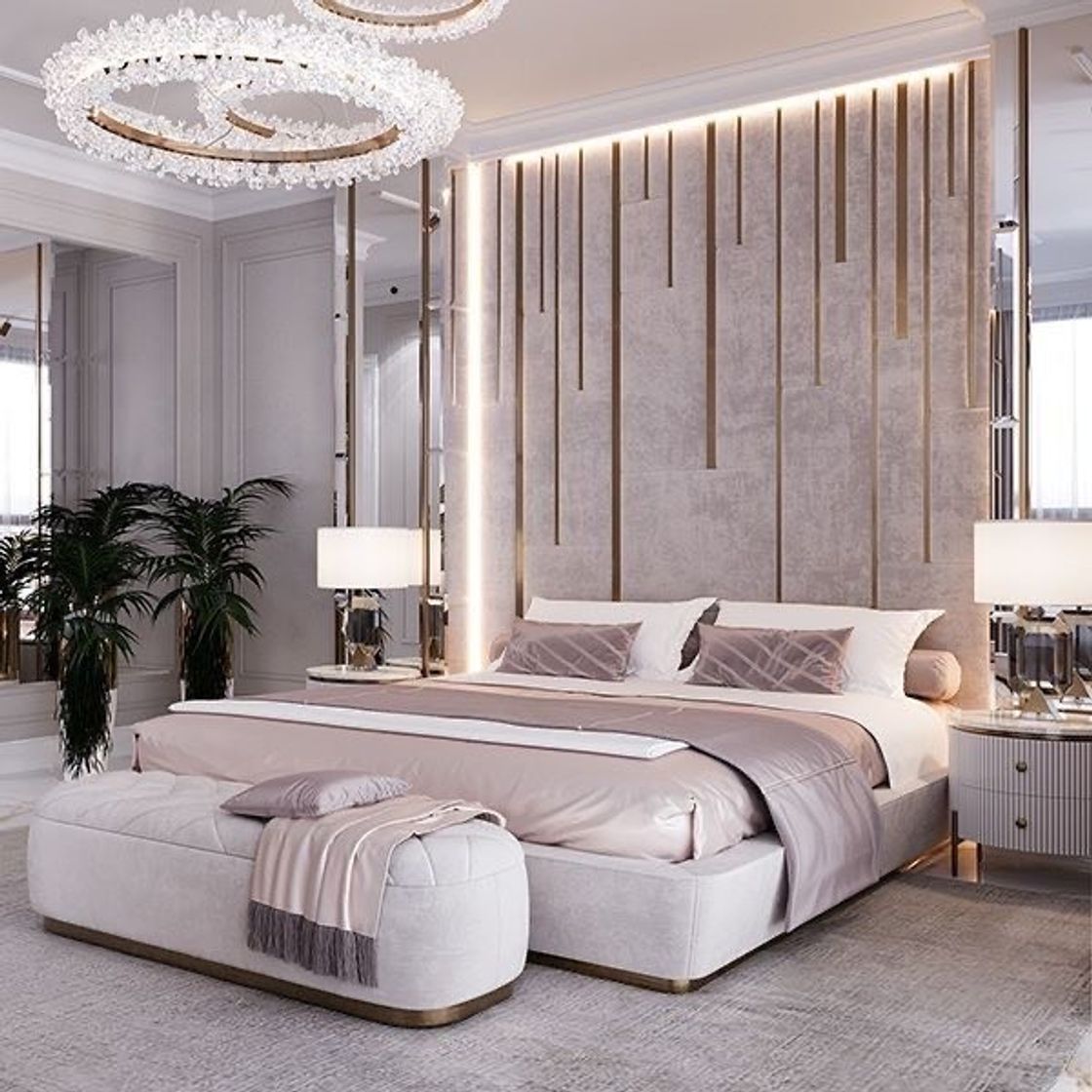 Moda Luxuoso quarto de casal 