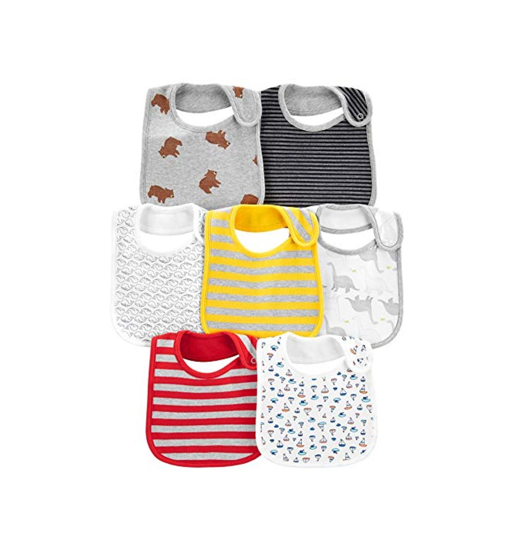 Moda Simple Joys by Carter's 7 Baberos para Dentición. baby-bibs