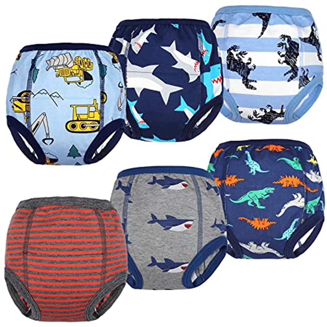 Fashion FLYISH DIRECT Calzones de Entrenamiento para Bebé Pañal de Aprendizaje Calzoncillos de niños pequeños Braguitas de Aprendizaje para niños Bebé Ropa Interior para niños 5 años