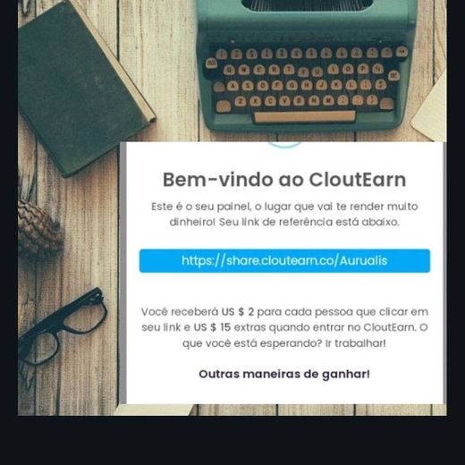 💰 Acabei de ganhar $ 191,00 no CloutEarn !! 💰 