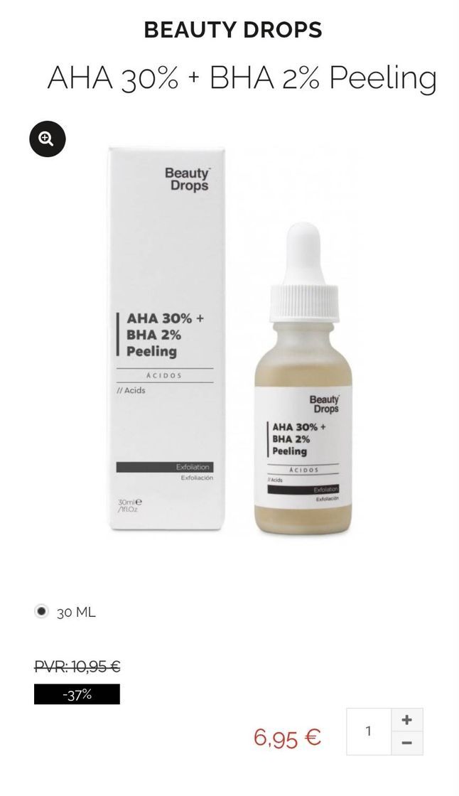 Moda AHA 30% + BHA 2% Peeling