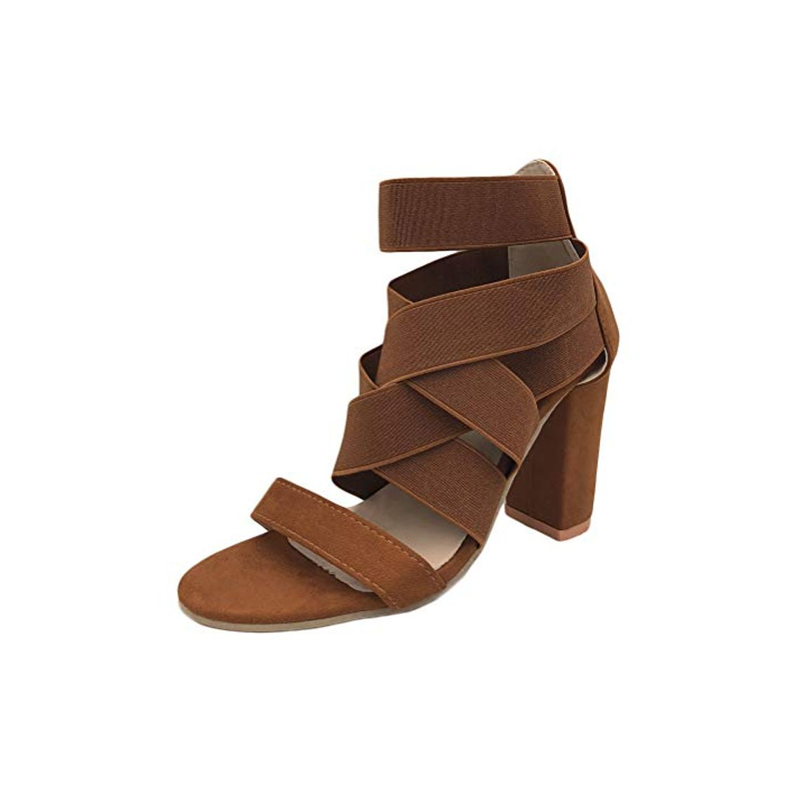 Social ORANDESIGNE Sandalias de Tacon Alto de Mujer Zapatos de Vestir Verano Moda