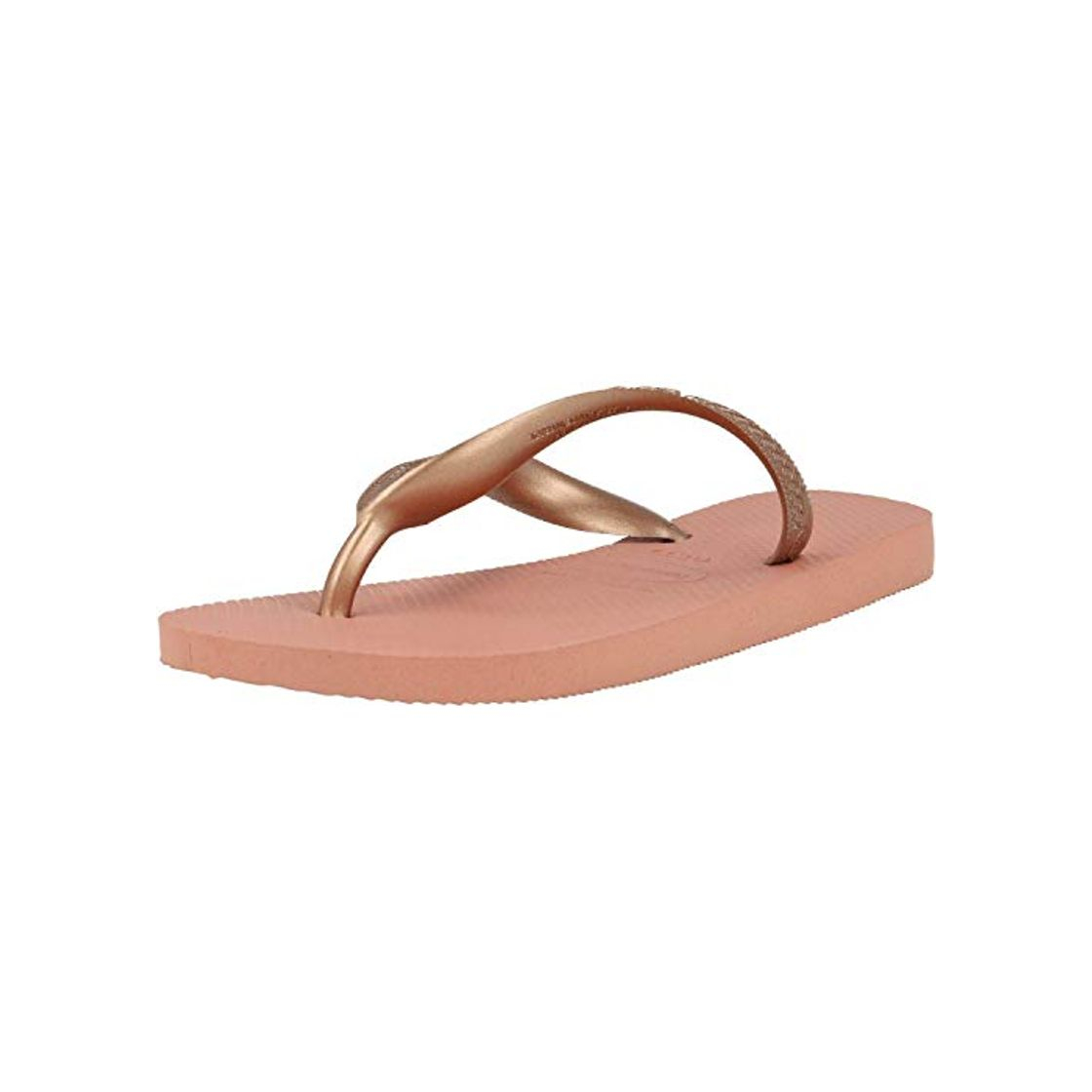 Social Havaianas Top Tiras, Chanclas para Mujer, Dorado