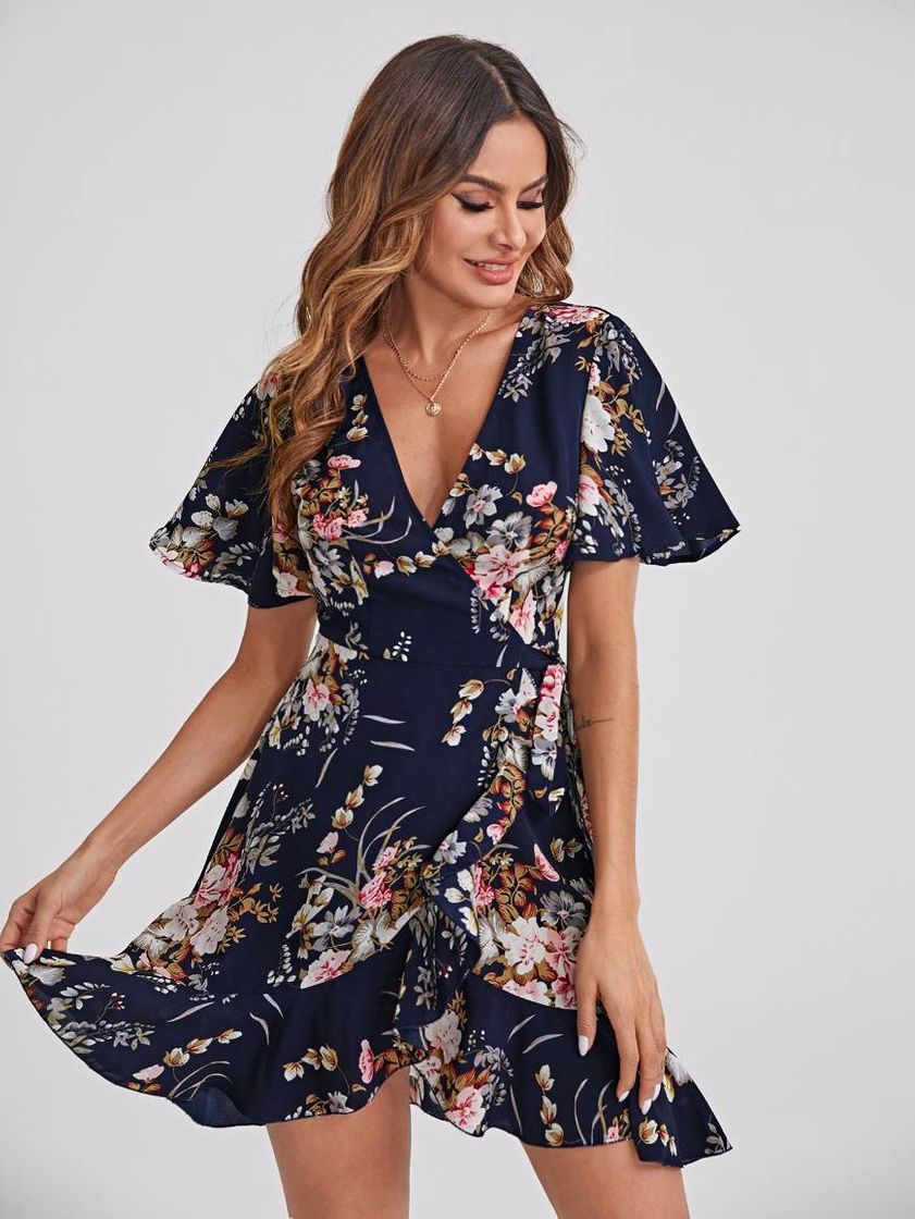 Moda Vestido Floral envelope 