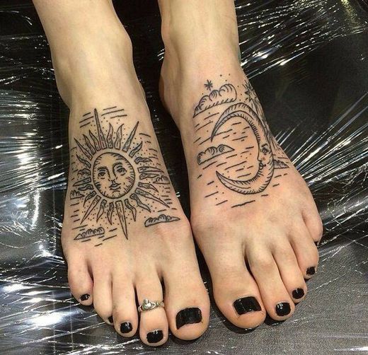 Tatto Sol e Lua 