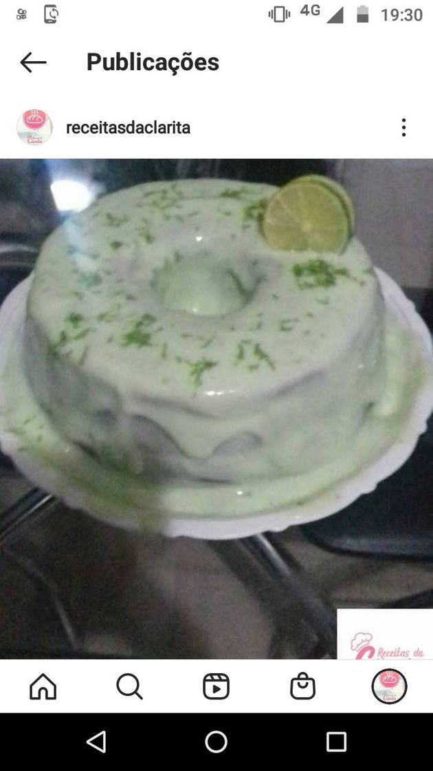 Social Página de receitas
