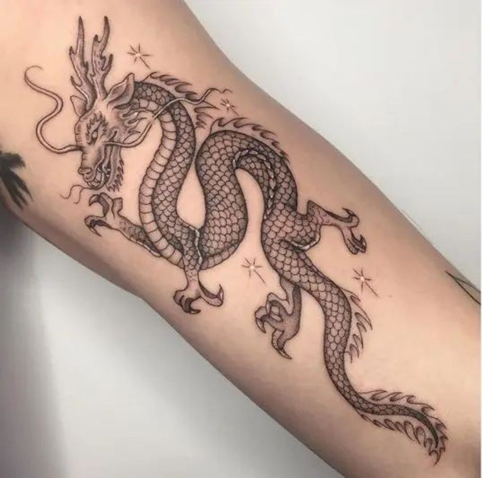 Moda Tatoo dragon