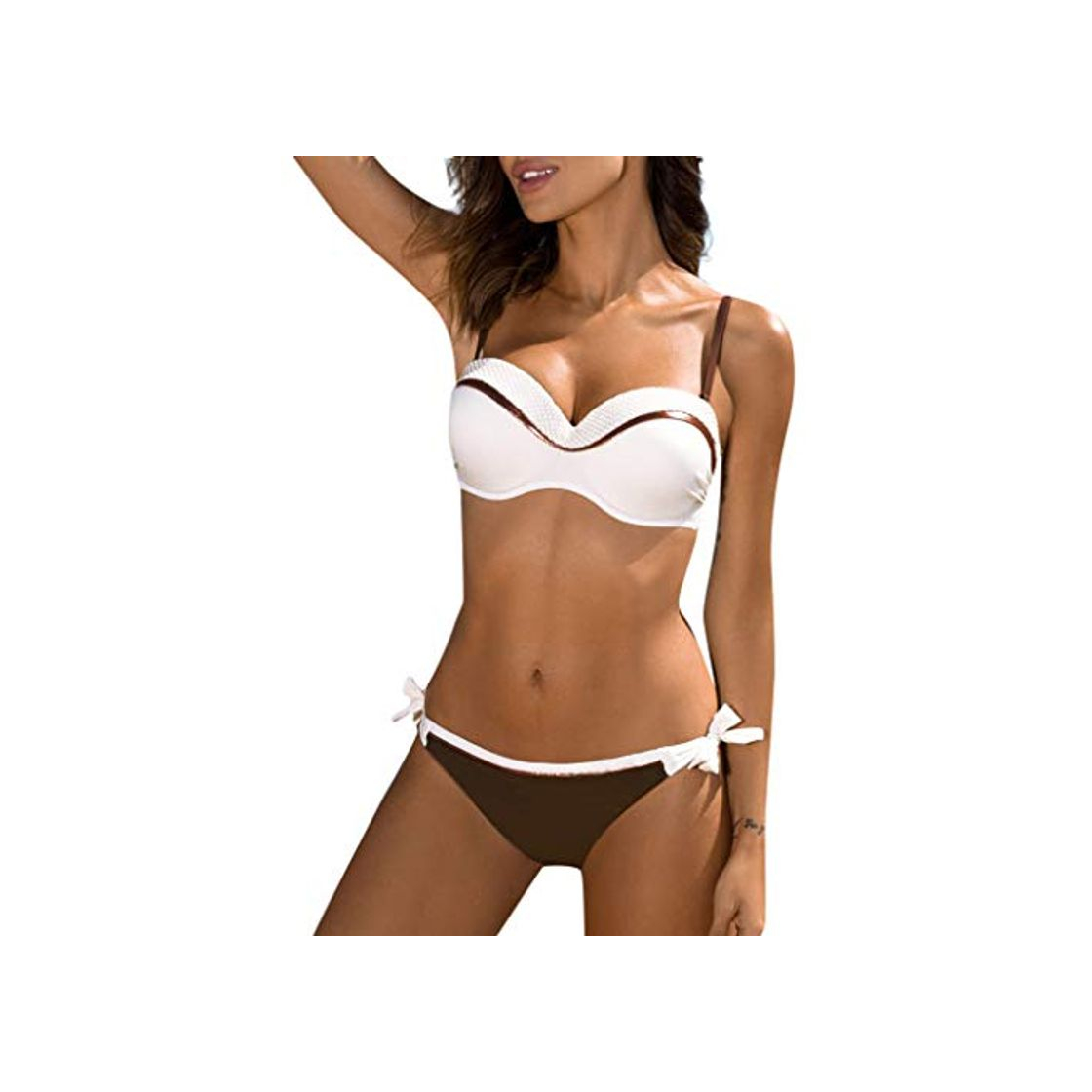 Moda riou Bikinis Mujer 2019 Push up con Relleno Conjunto de Traje de BañO Dos Piezas Sexy Brasileños Bañador Ropa de Playa Tallas Grandes Biquinis Tanga Bikini