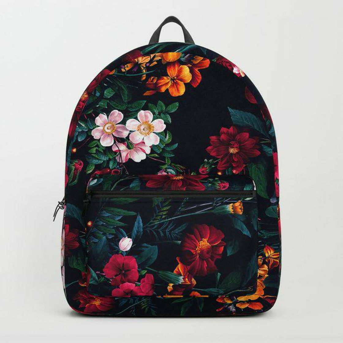 Moda mochila floral 