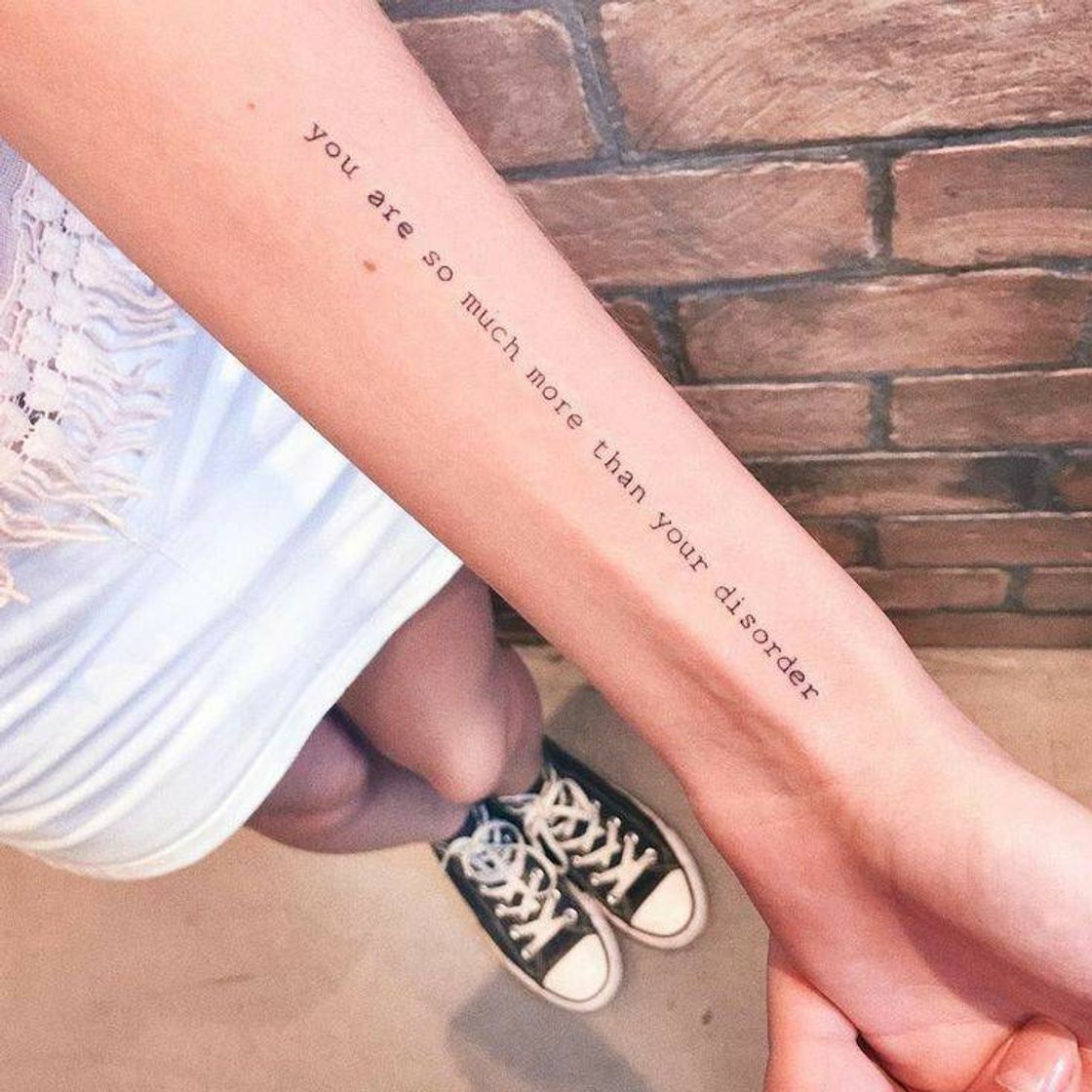 Fashion Tattoo frase