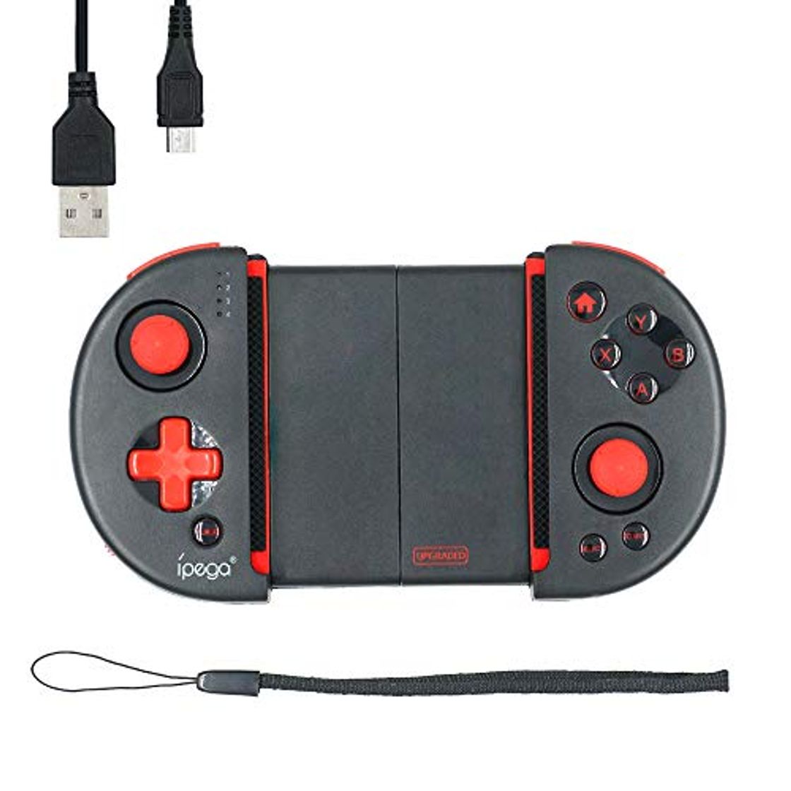 Places Mcbazel Joystick del controlador inalámbrico, iPega PG-9087S Red Knight Telescopic Bluetooth Controller