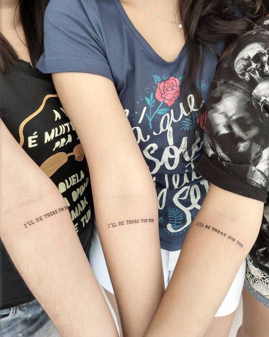 Fashion Tatuagem entre amigas 