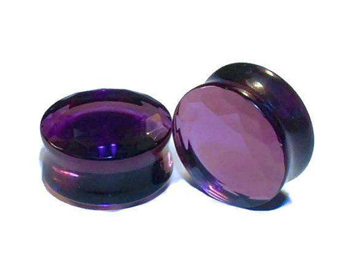 Moda Purble Faceted Glass