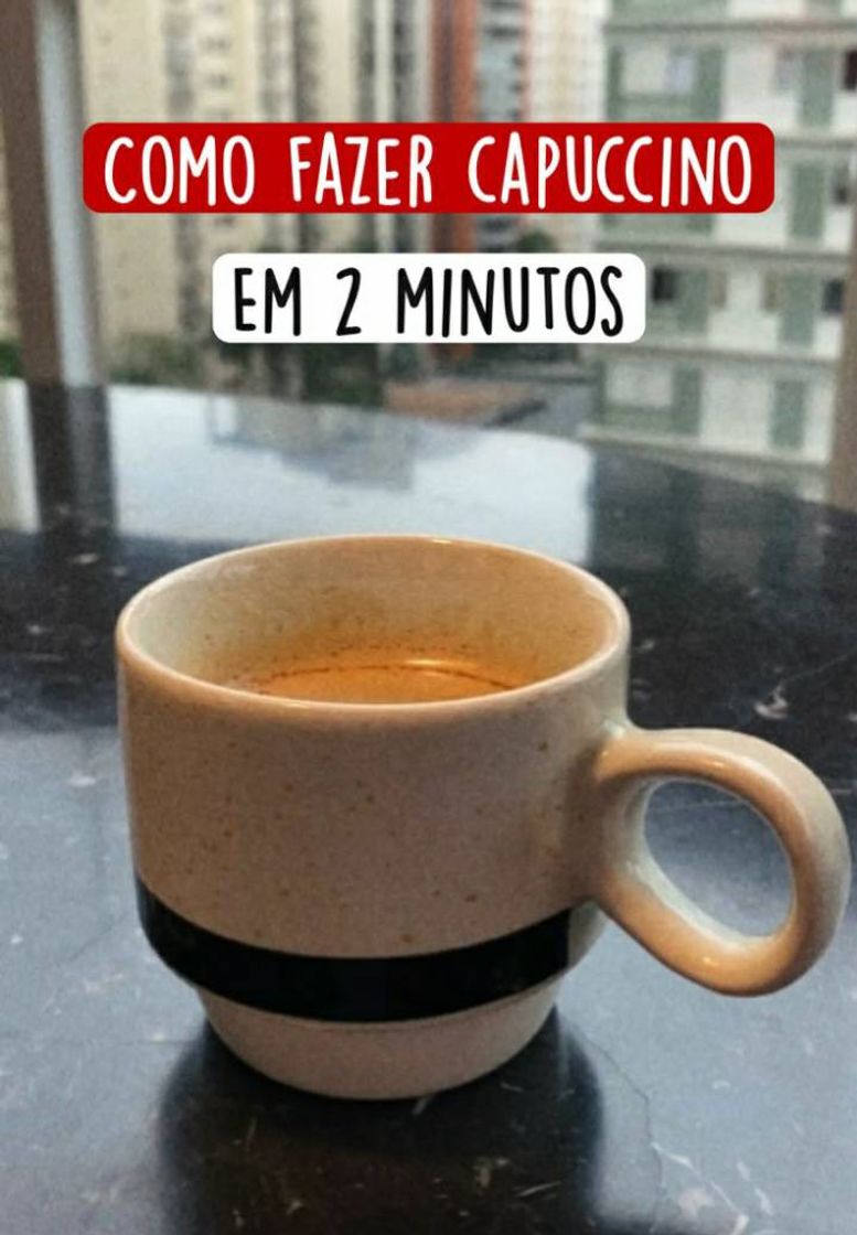 Fashion Capuccino em 2 minutos