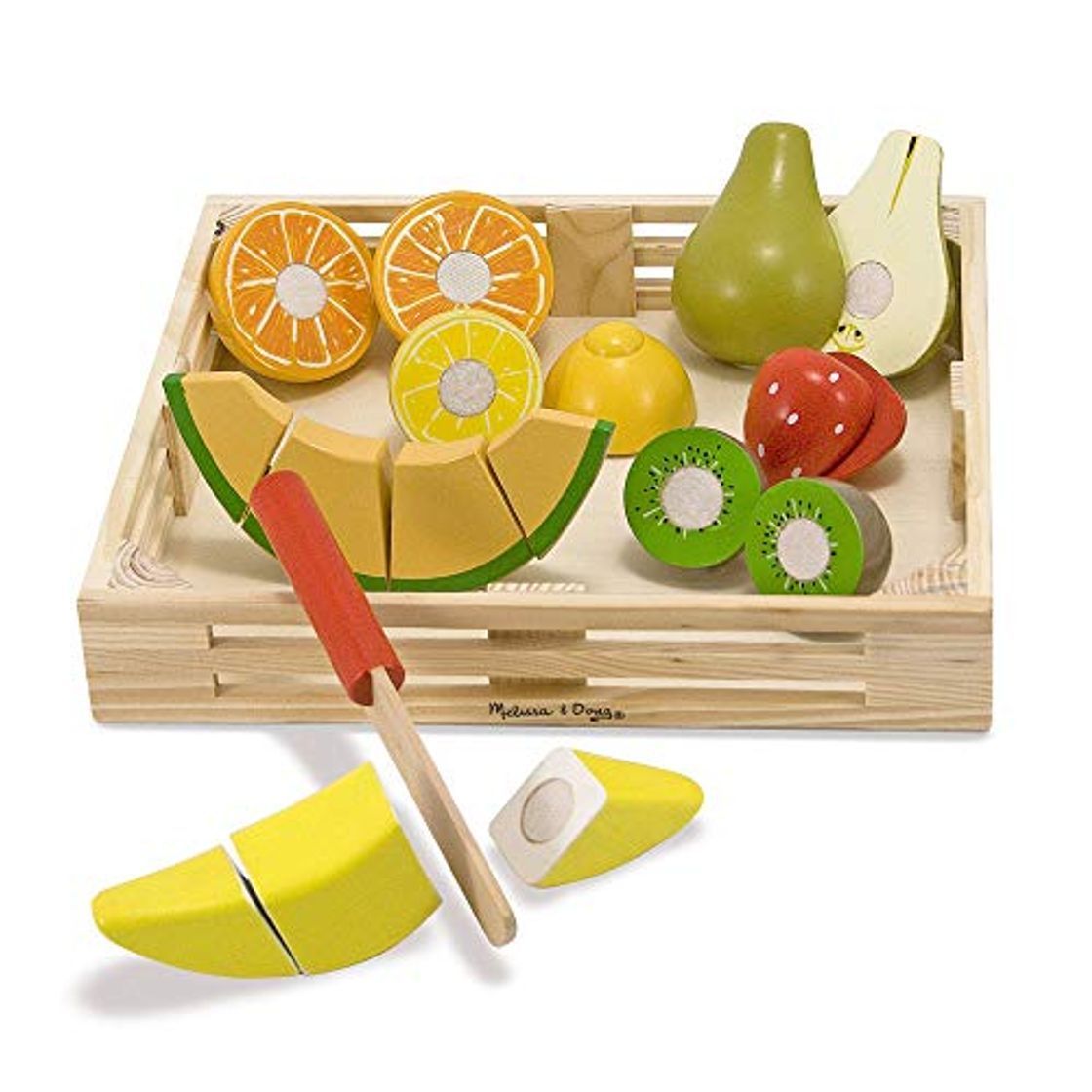 Lugar Melissa & Doug- Set Frutas Madera para Cortar