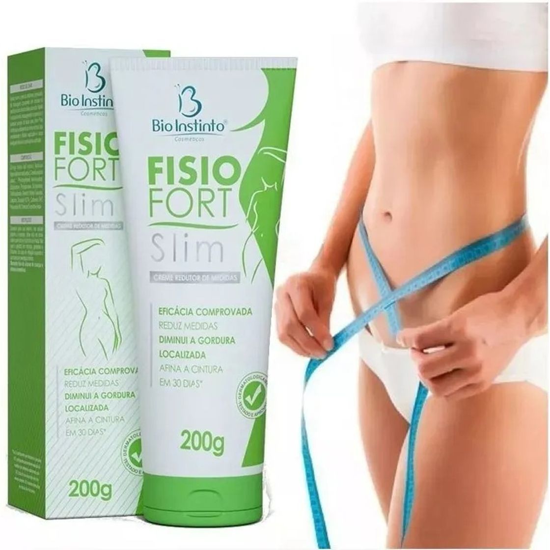 Fashion Gel Redutor Fisio Fort Slim Redutor Seca Barriga Queima Gord